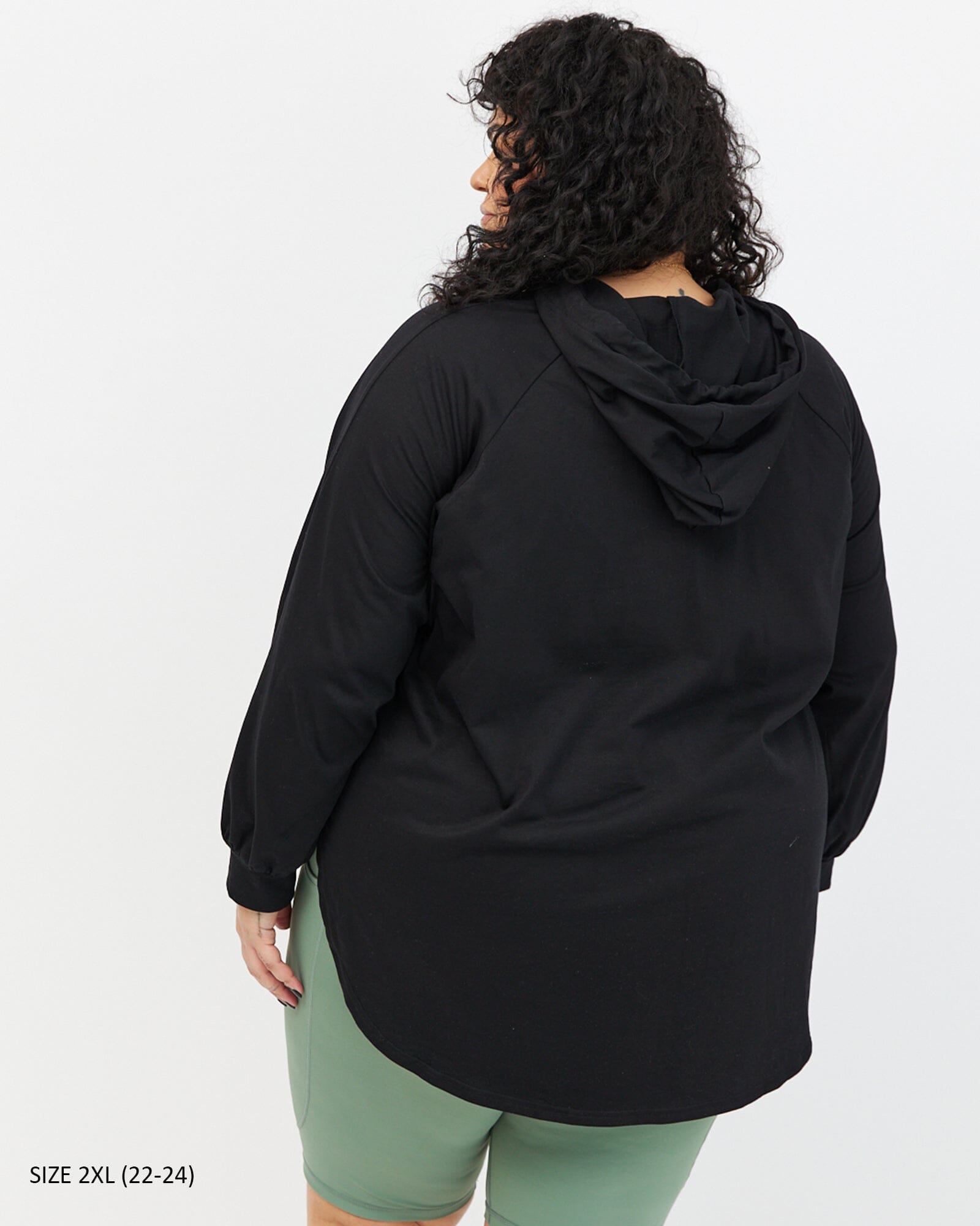 Chelle Long Sleeve Hoodie - Black T-shirt Avila the label 