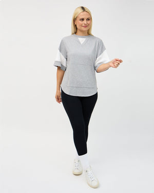 Ari Mesh Tee - Grey T-shirt Avila the label 