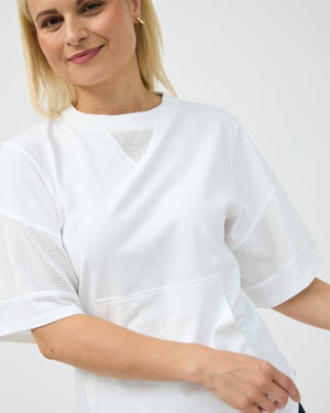 Ari Mesh Tee - White T-shirt Avila the label 