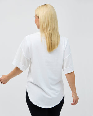 Ari Mesh Tee - White T-shirt Avila the label 