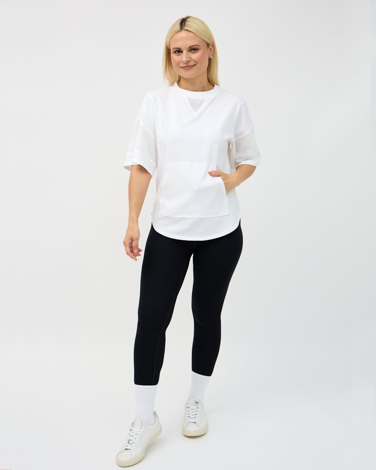 Ari Mesh Tee - White T-shirt Avila the label 