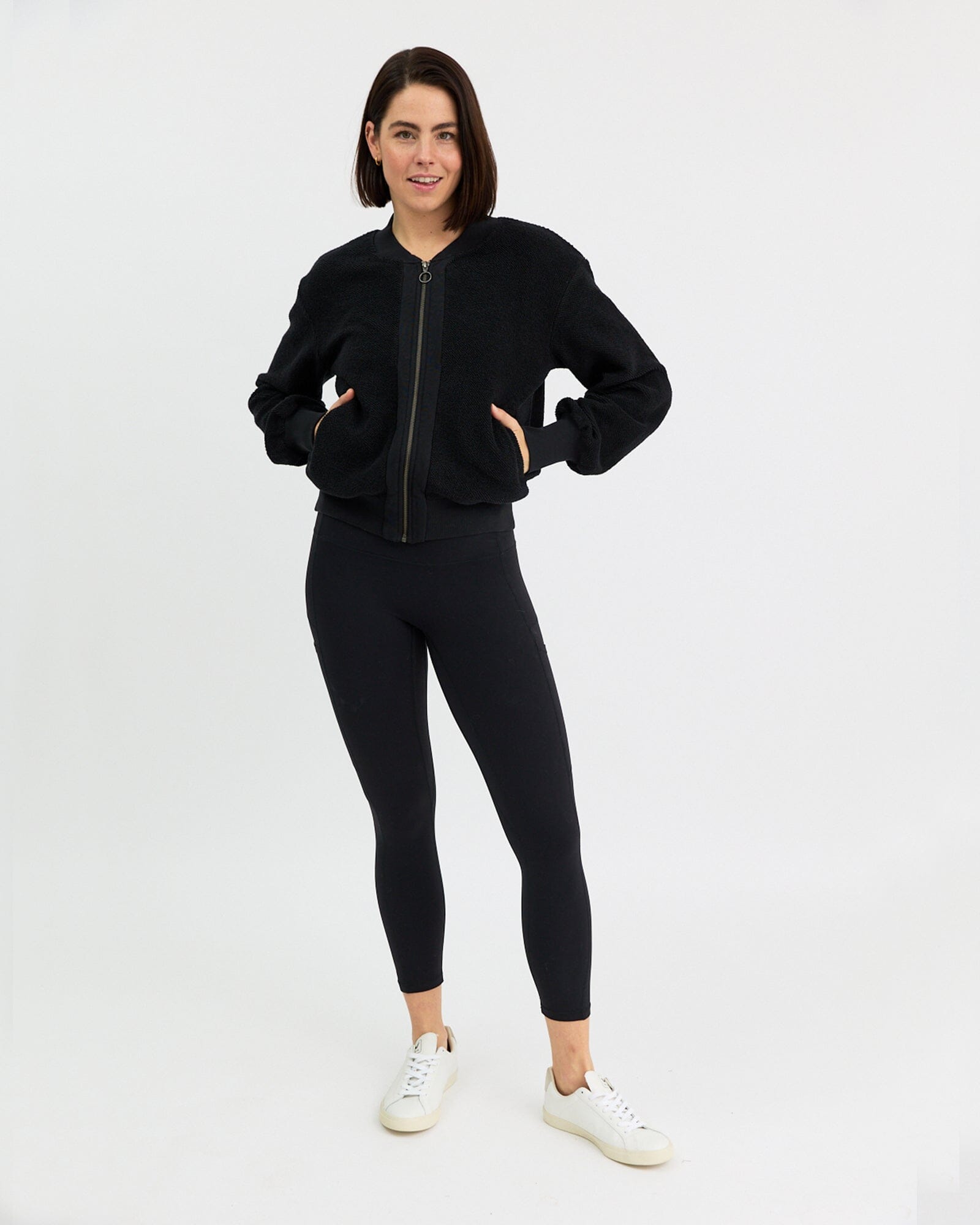 Aurora Bomber Jacket - Black Pullover Avila the label 