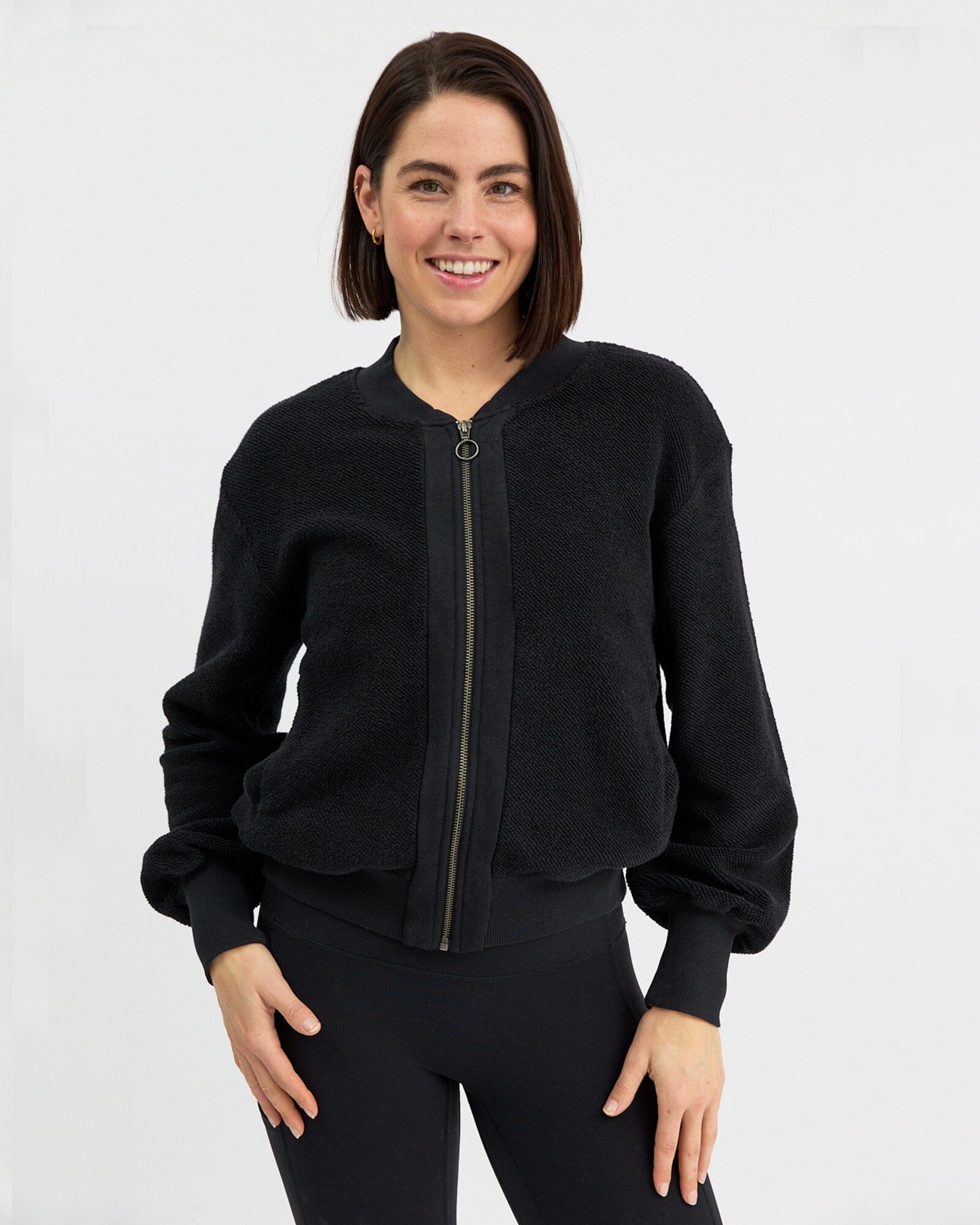 Aurora Bomber Jacket - Black Pullover Avila the label 