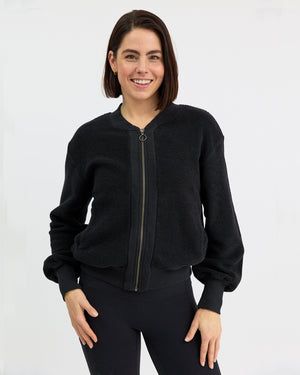 Aurora Bomber Jacket - Black Pullover Avila the label 