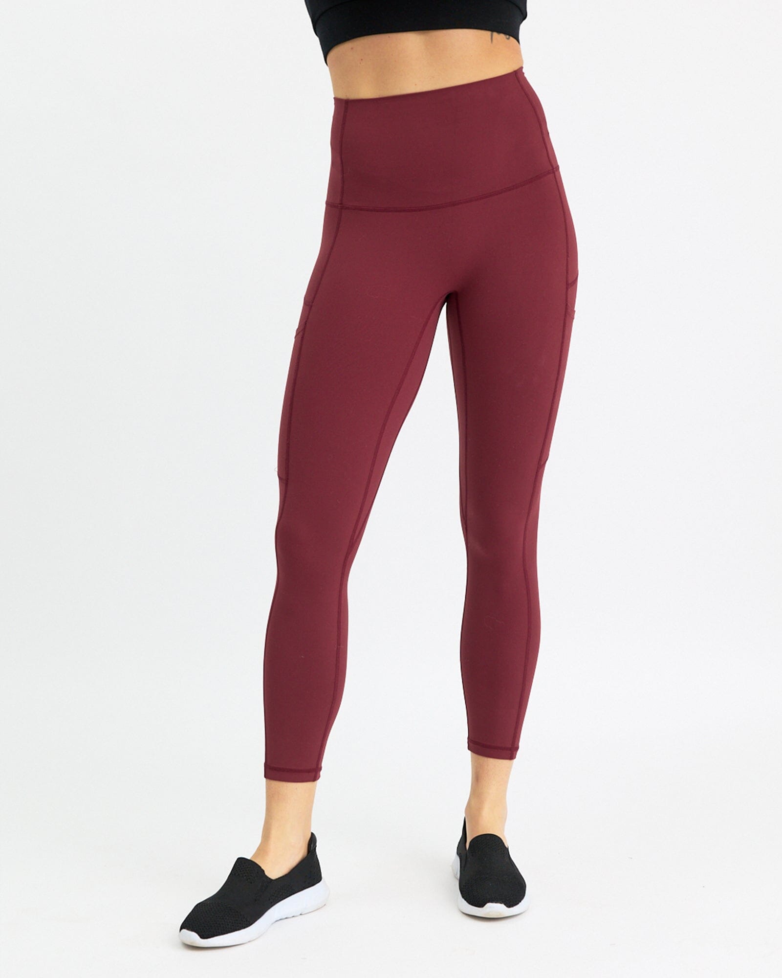 Everyday Luxe Leggings - Burgundy Pullover Avila the label 