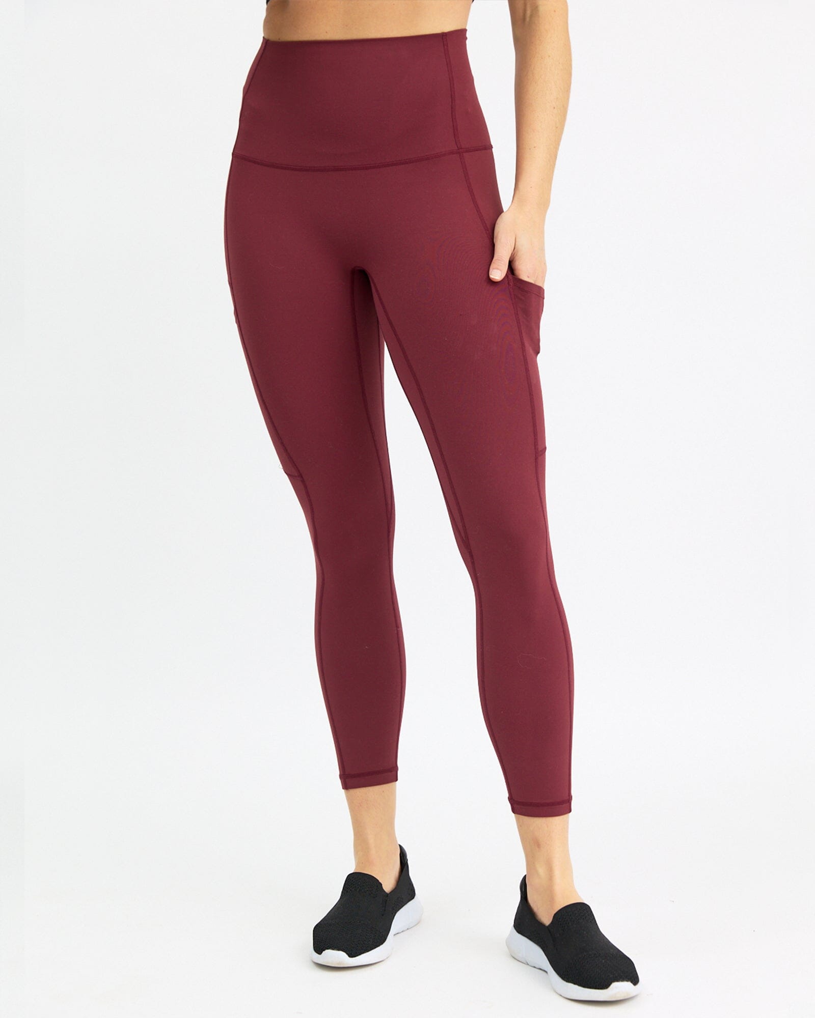 Everyday Luxe Leggings - Burgundy Pullover Avila the label 