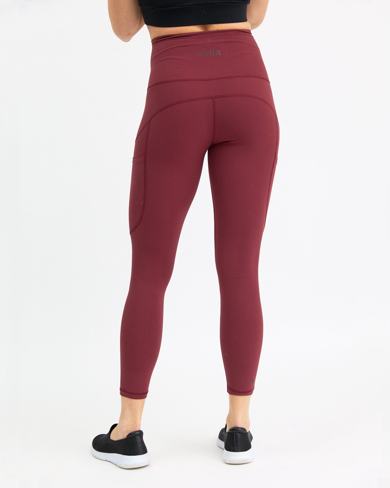 Everyday Luxe Leggings - Burgundy Pullover Avila the label 