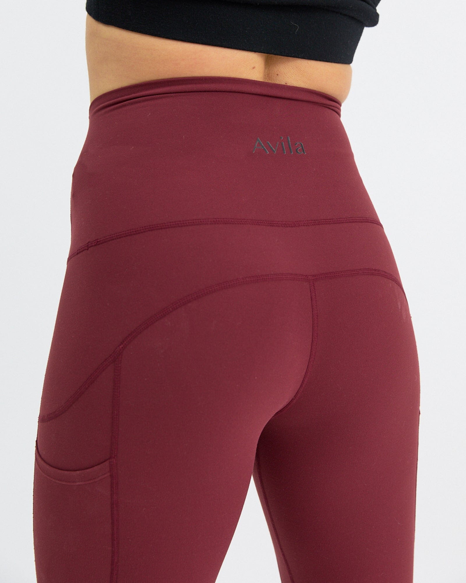 Everyday Luxe Leggings - Burgundy Pullover Avila the label 