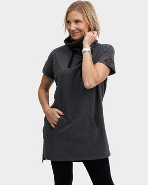 Elara Cowl Top - Charcoal Pants Avila the label 