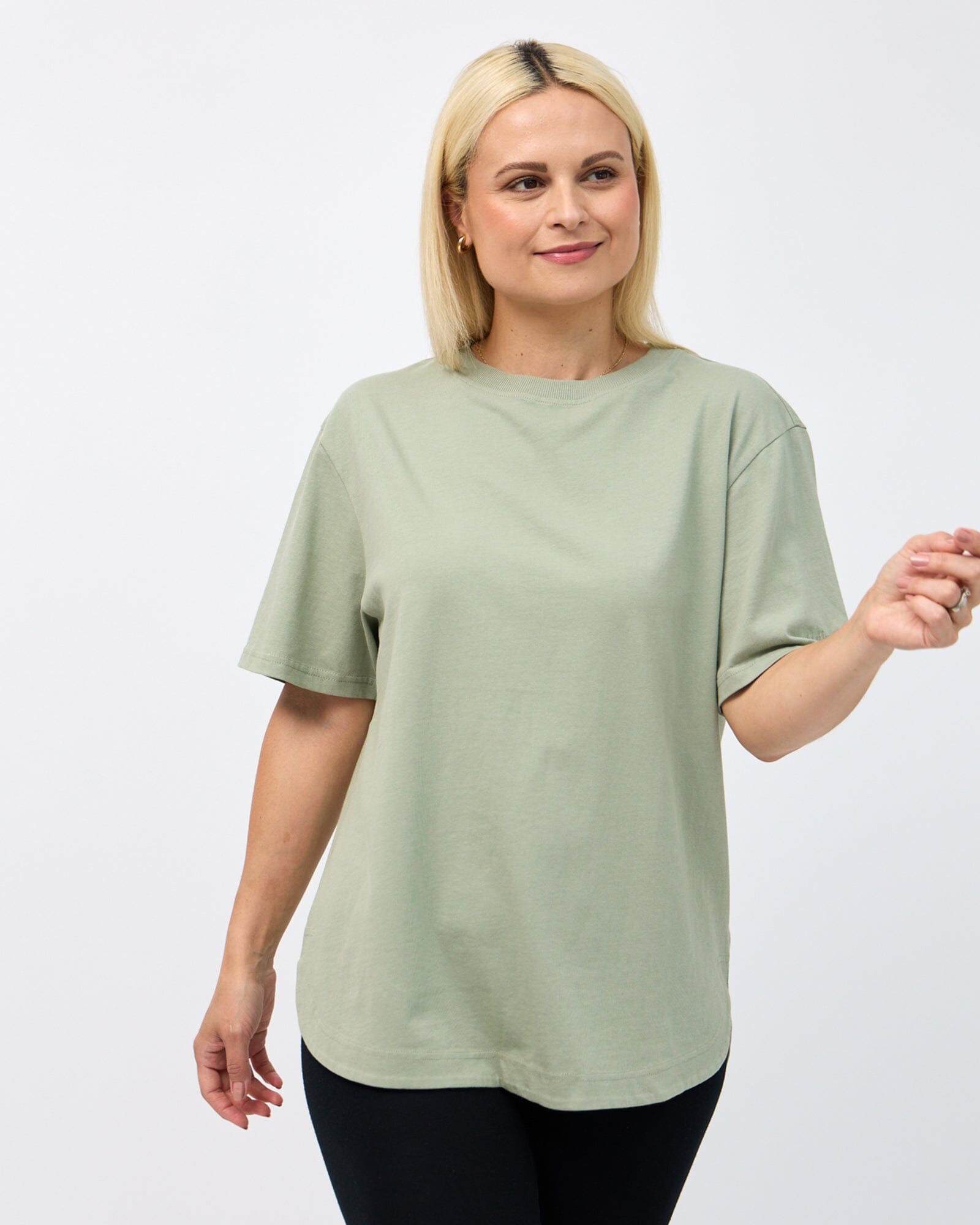 Elsie Long Tee - Sage T-shirt Avila the label 