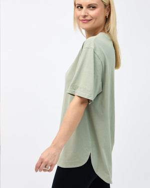 Elsie Long Tee - Sage T-shirt Avila the label 