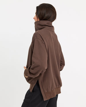 Frankie Terry Pullover - Chocolate Brown Pullover Avila the label 