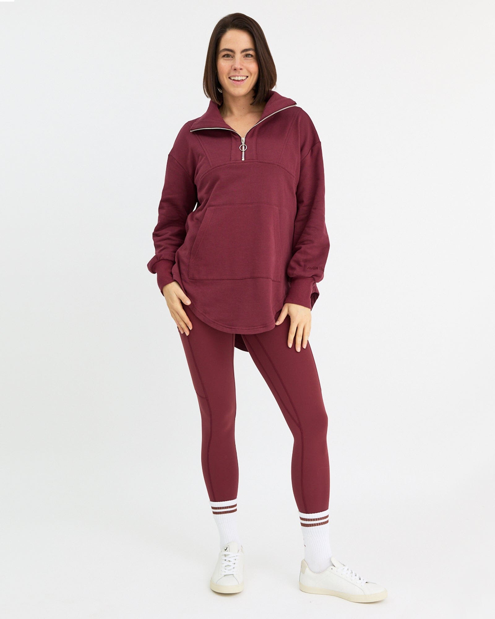 Lucinda Pullover Burgundy Pullover Avila the label 