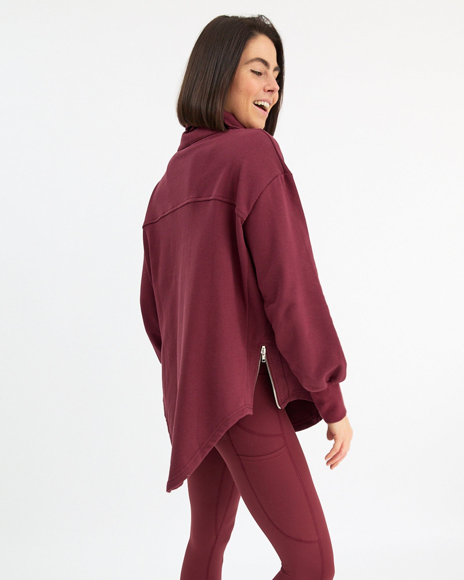 Lucinda Pullover Burgundy Pullover Avila the label 