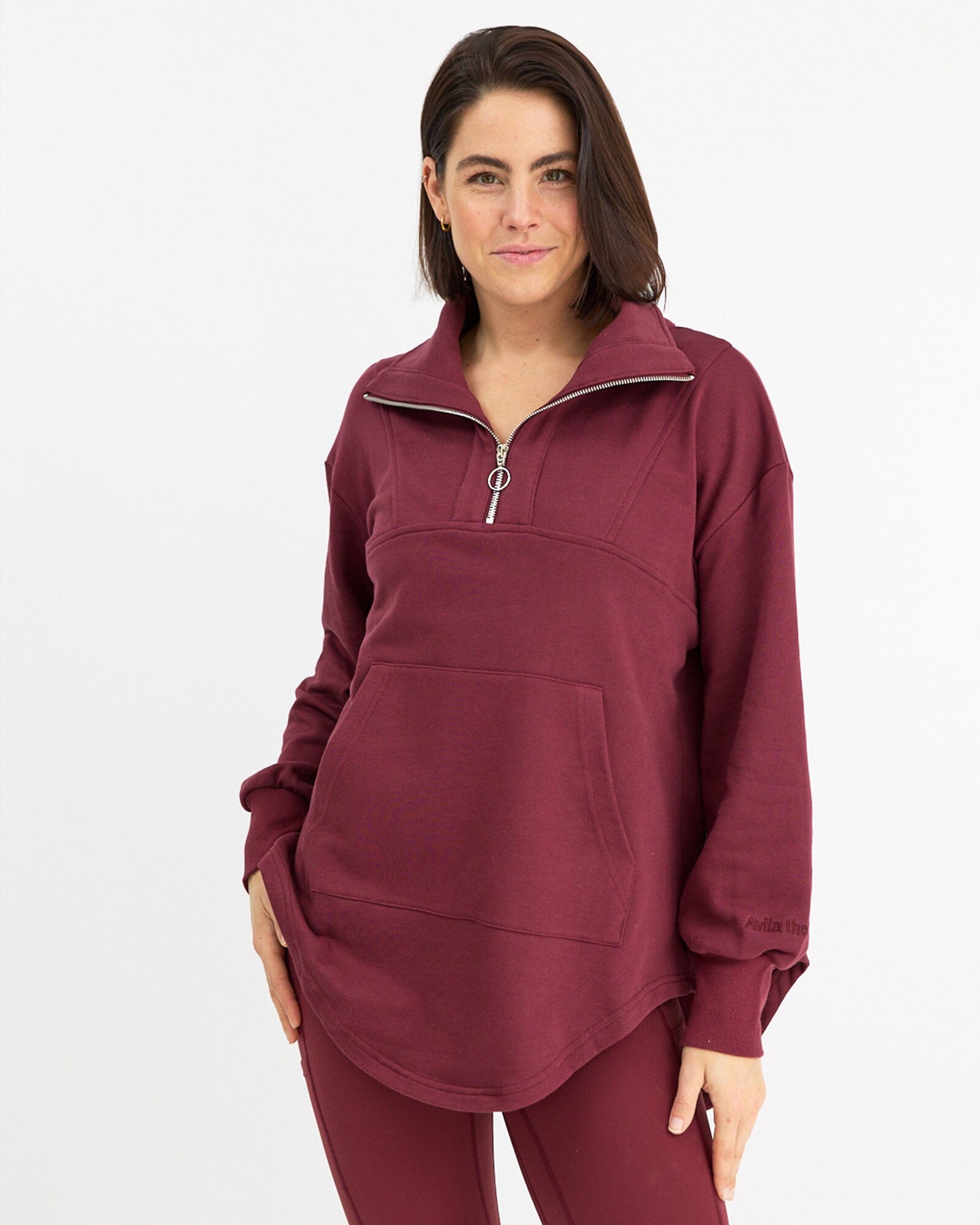 Lucinda Pullover Burgundy Pullover Avila the label 