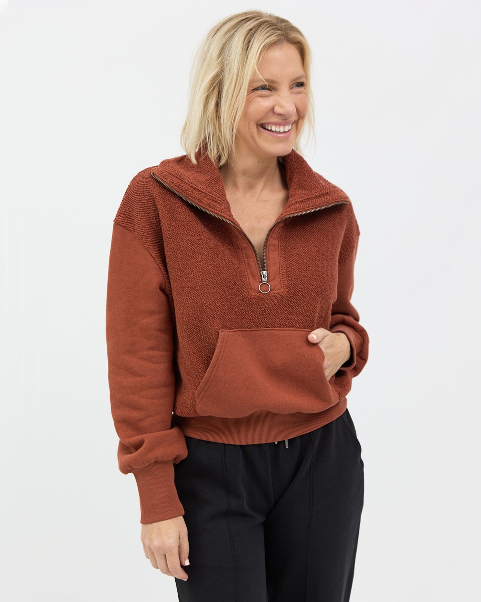 Maya pullover - Rust Pullover Avila the label 8/XS 