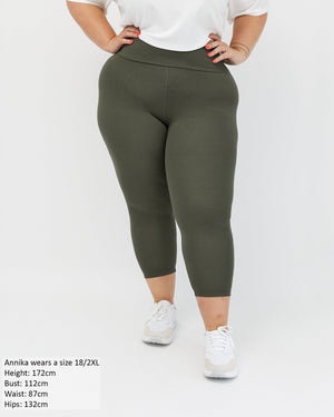 The ultimate comfy leggings - Cropped Moss Leggings Avila the label 18/2XL FIRM 