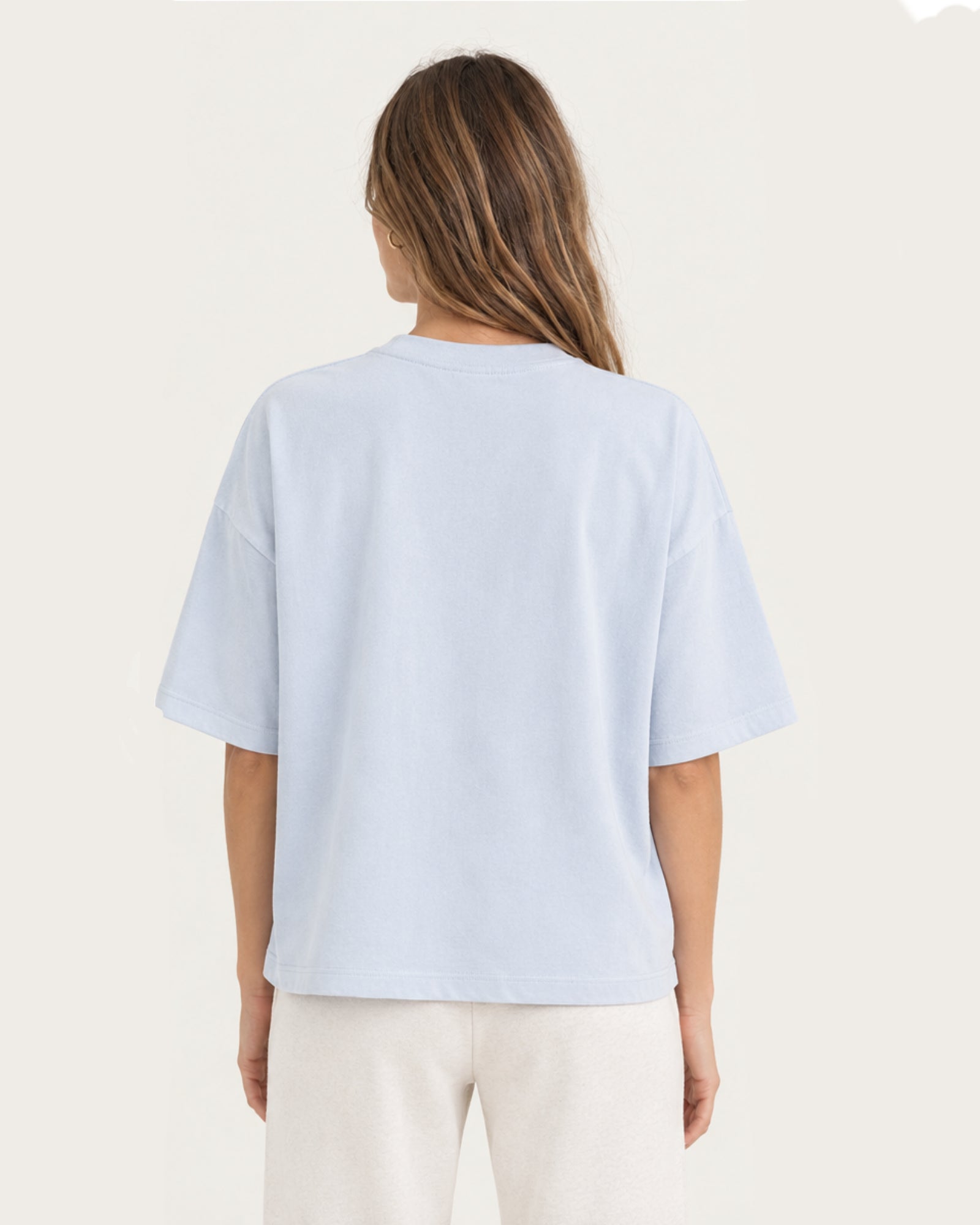 Sierra Oversized Tee Cornflower Blue