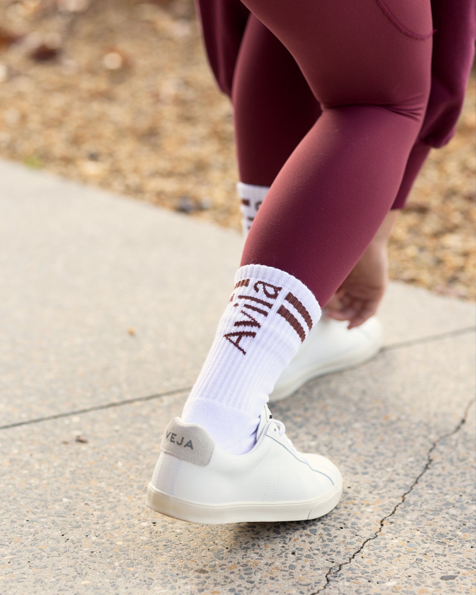 Bamboo Crew Stripe Socks Socks Avila 
