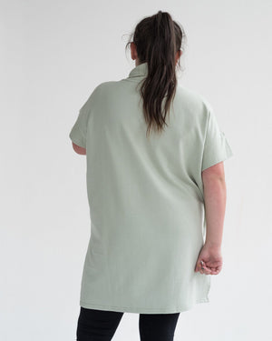 SECONDS - Cowl long top- Sea foam Avila the label 